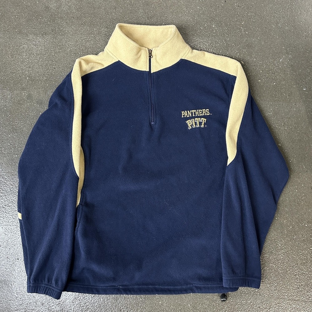 Pittsburgh Pirates Sweatshirt Mens Medium Blue MLB Quarter Zip‎ Knights Apparel